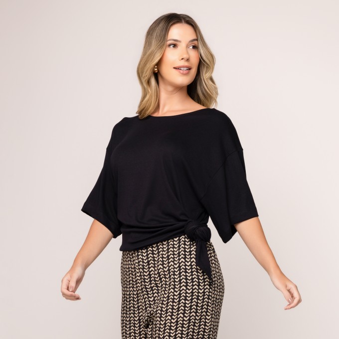 Blusa Malha Tricot Milena