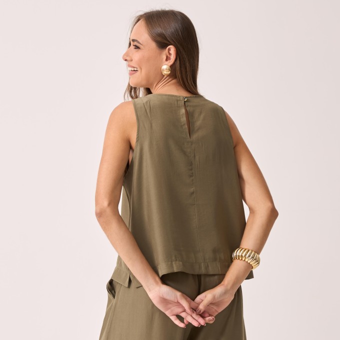 Blusa Viscose Acetinada Elisa