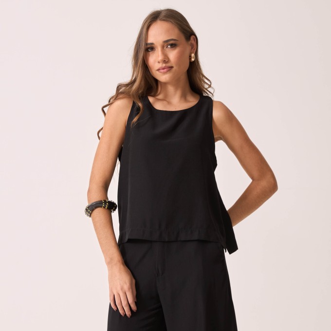 Blusa Viscose Acetinada Elisa