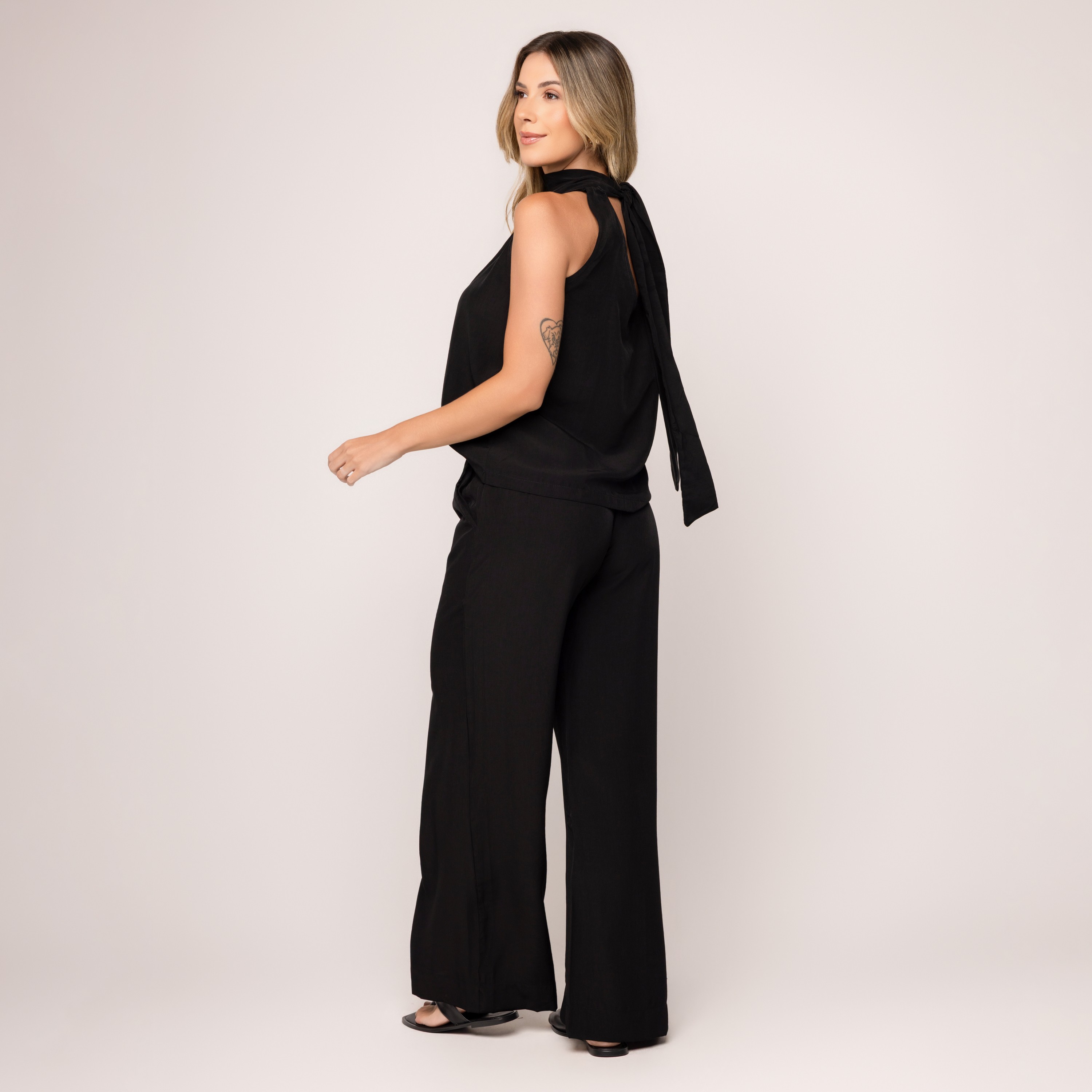 Calça Viscose Acetinada Júlia