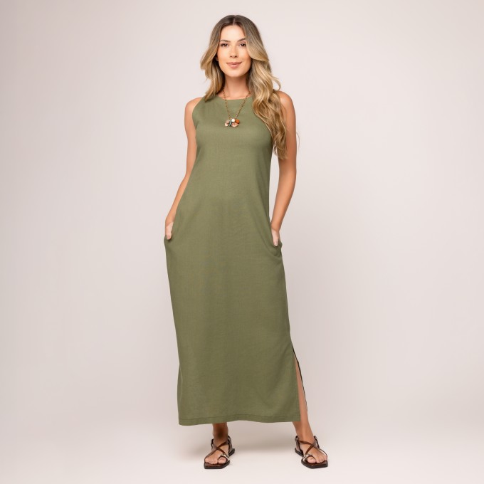 Vestido Linho Gabriela