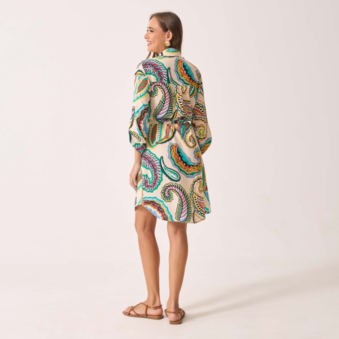 Vestido Chenise Tecido Livia