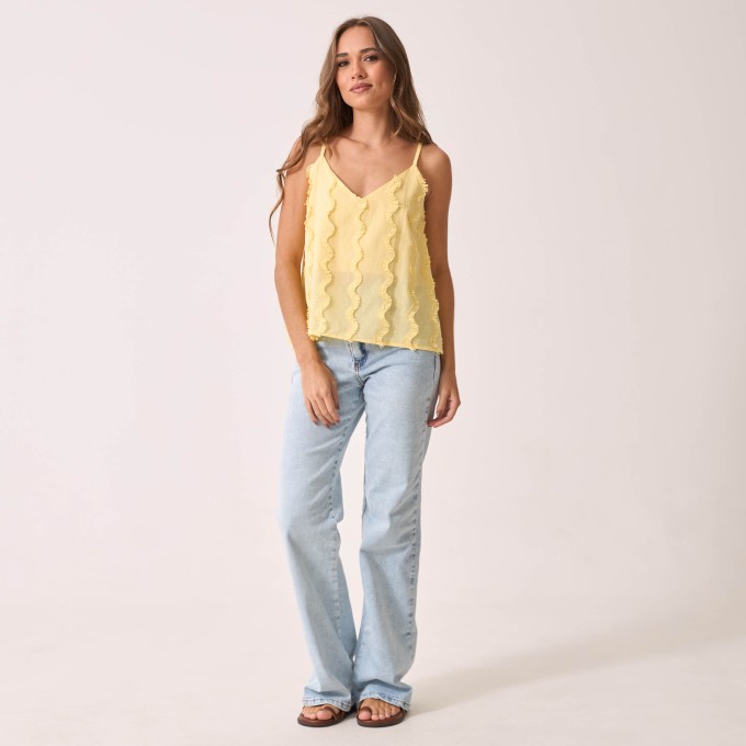 Blusa de Tecido com Alça Olivia