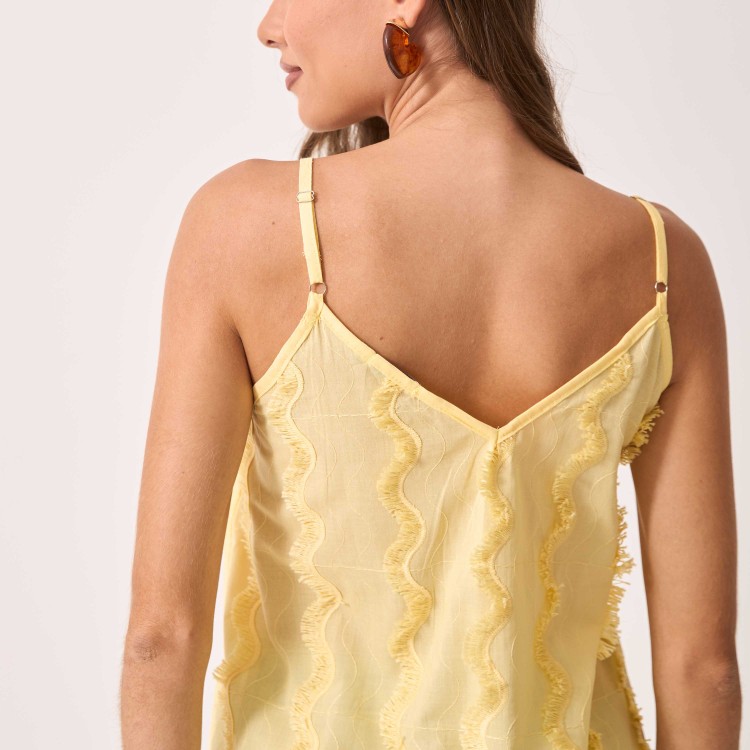 Blusa de Tecido com Alça Olivia