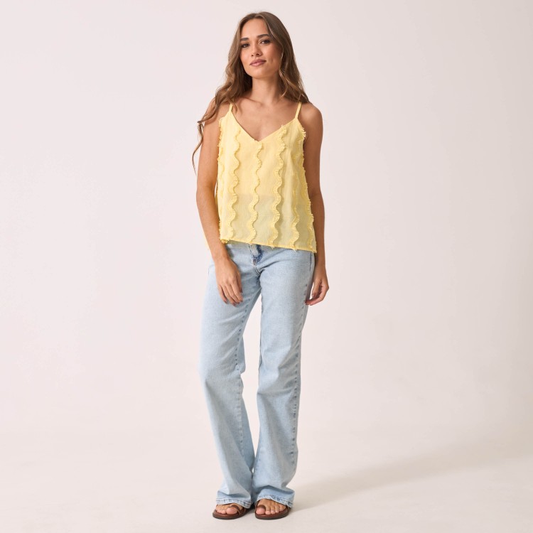 Blusa de Tecido com Alça Olivia