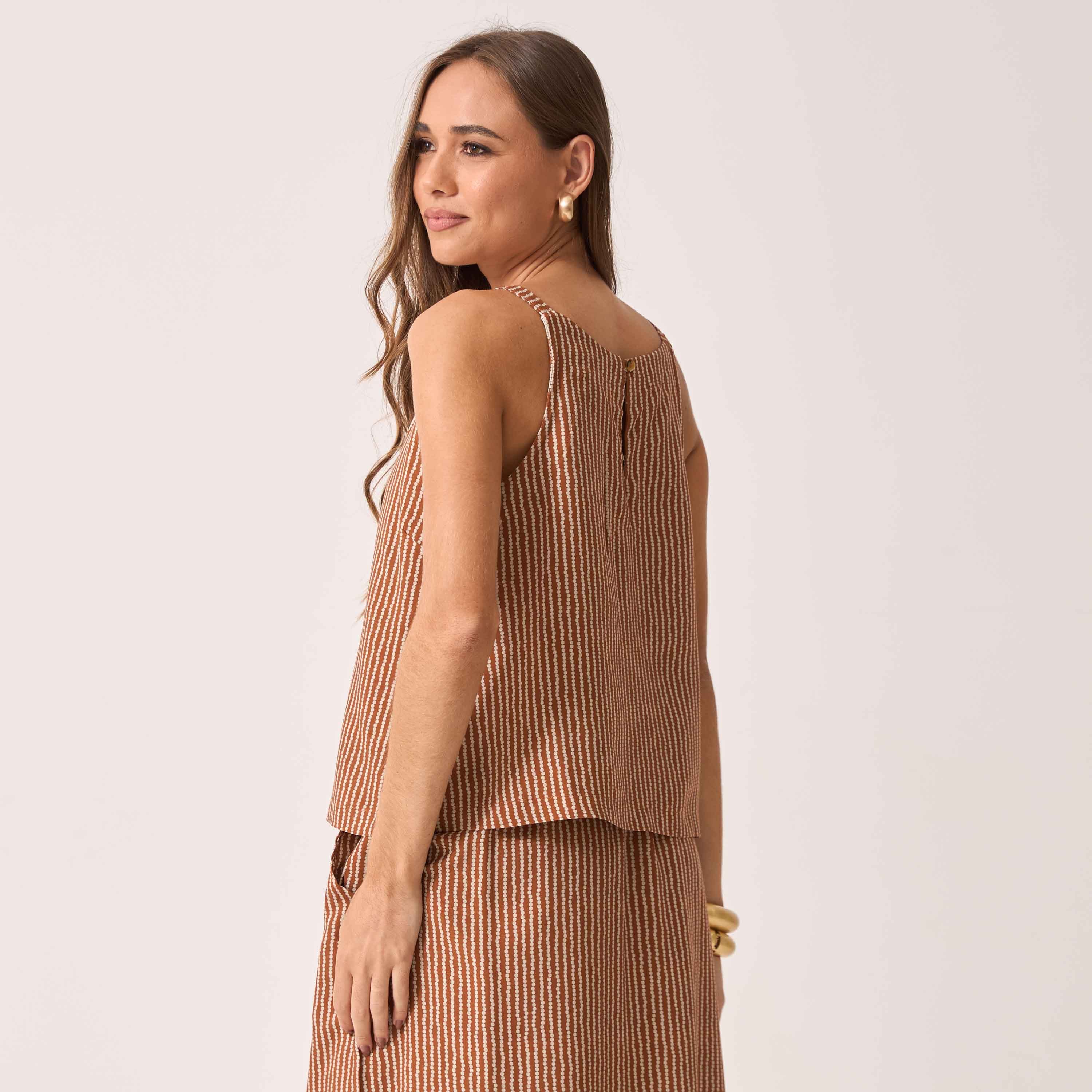 Blusa Viscose Estampada Joice