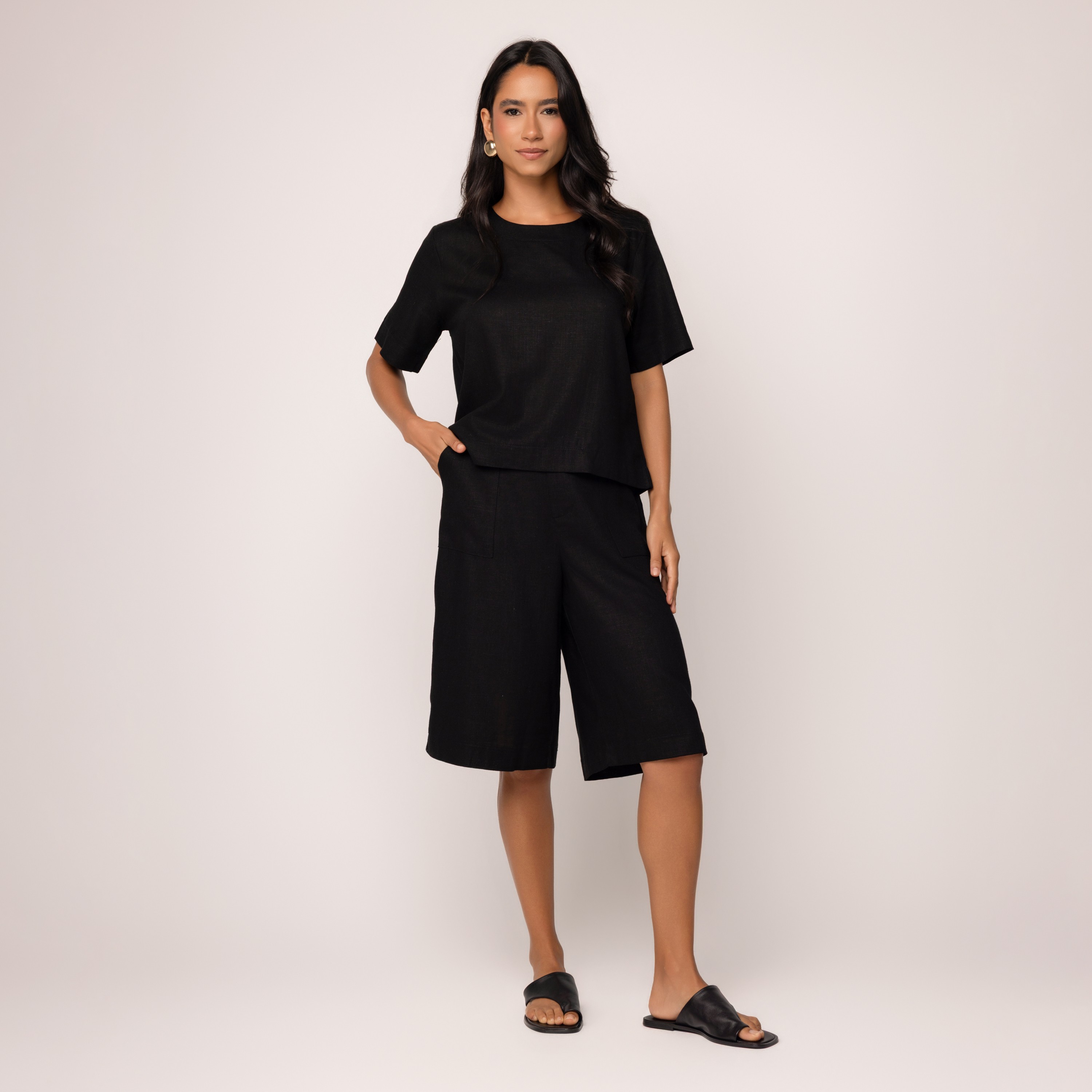 Bermuda Viscolinho Letícia