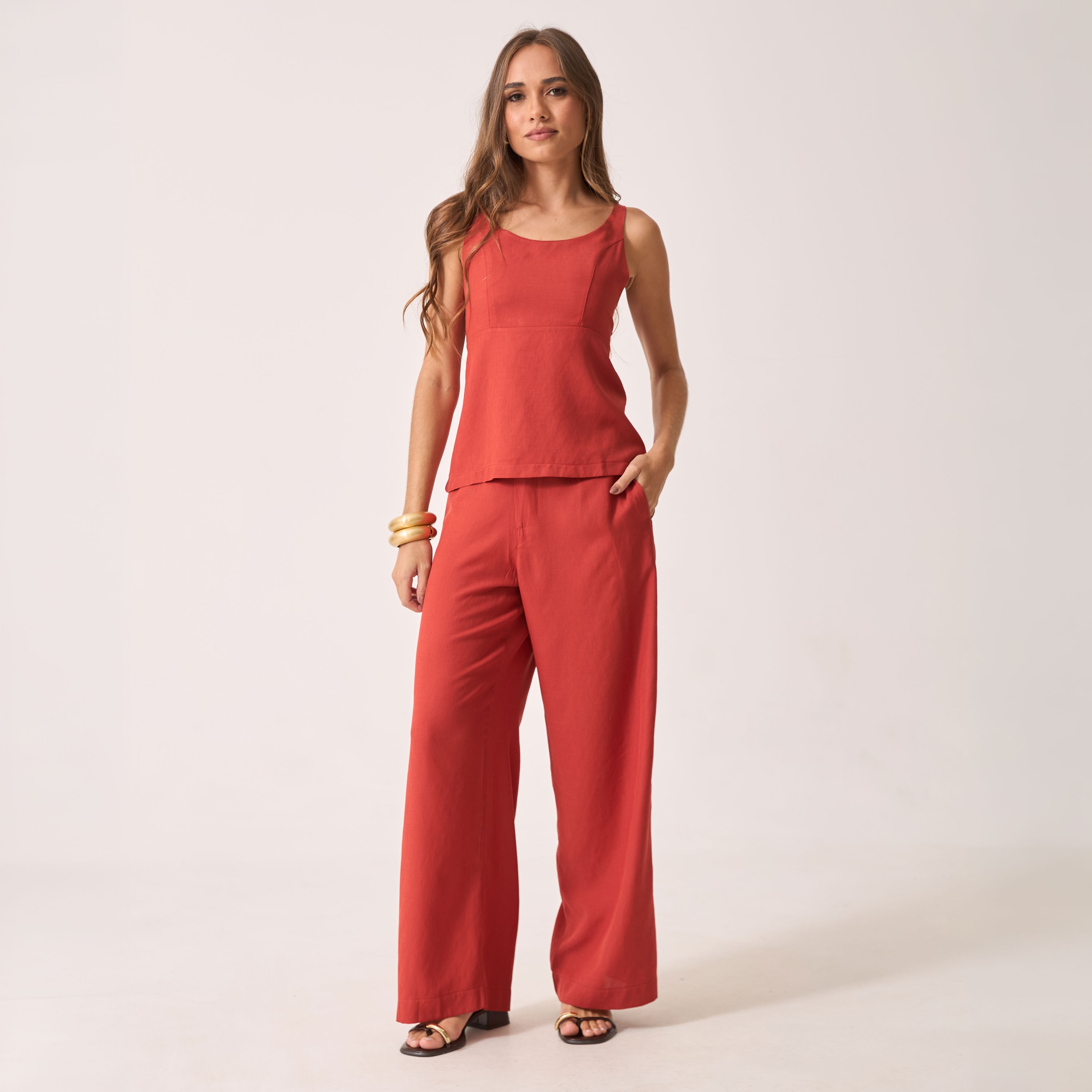 Blusa Crepe com Alças Antonella