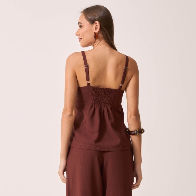 Blusa Crepe com Alças Antonella