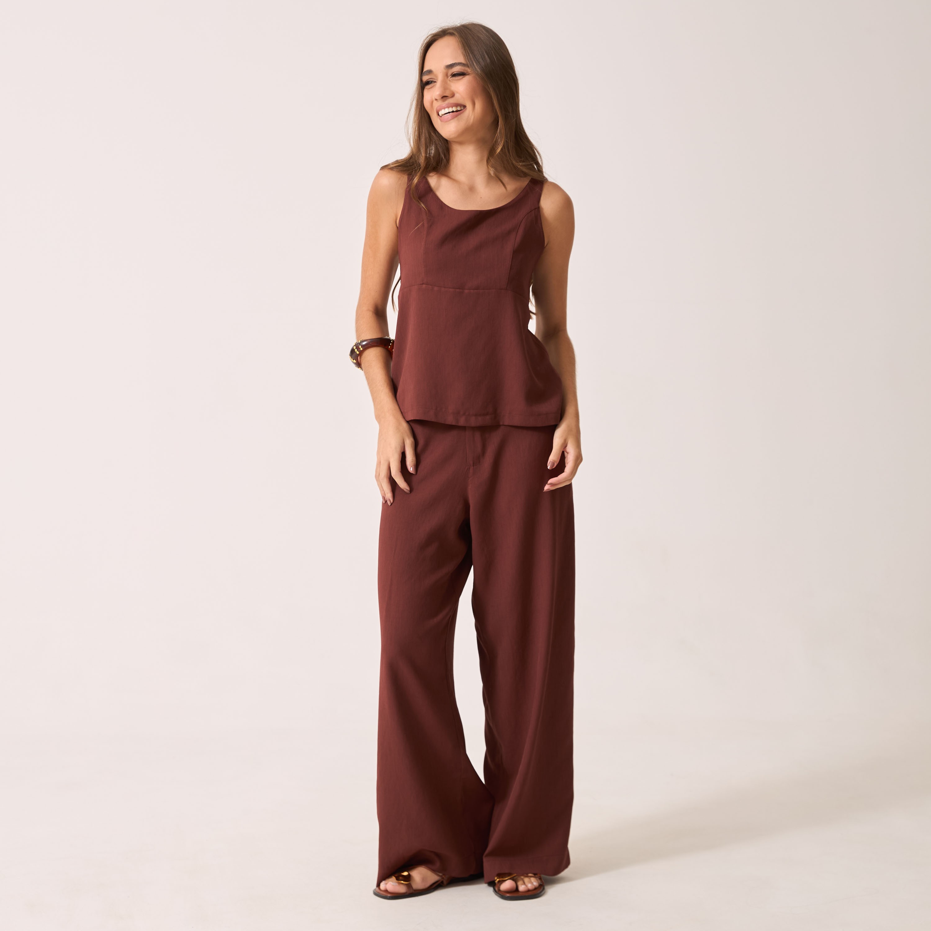 Blusa Crepe com Alças Antonella