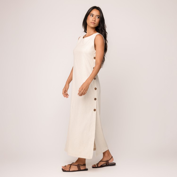 Vestido Linho Lavinia