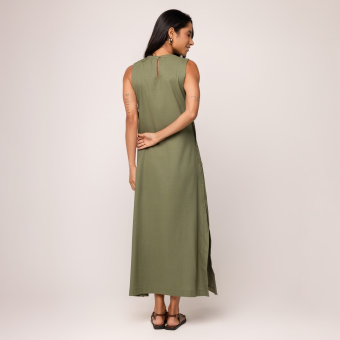 Vestido Linho Lavinia