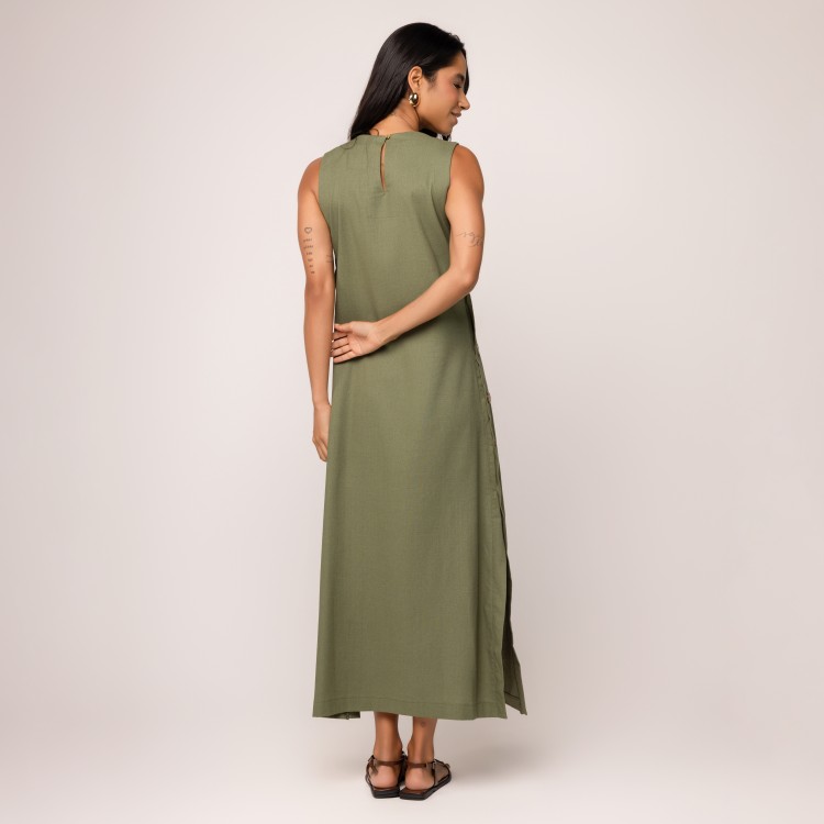 Vestido Linho Lavinia