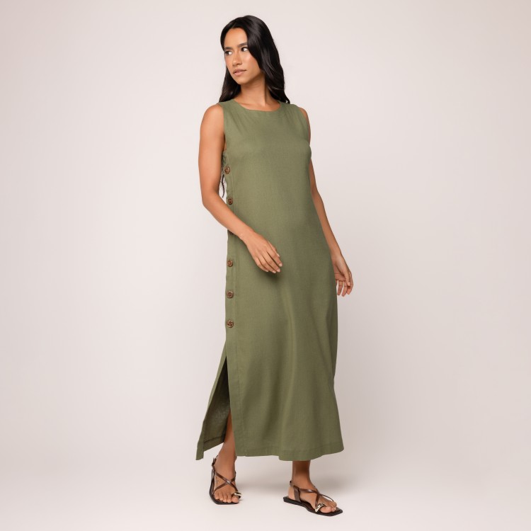 Vestido Linho Lavinia