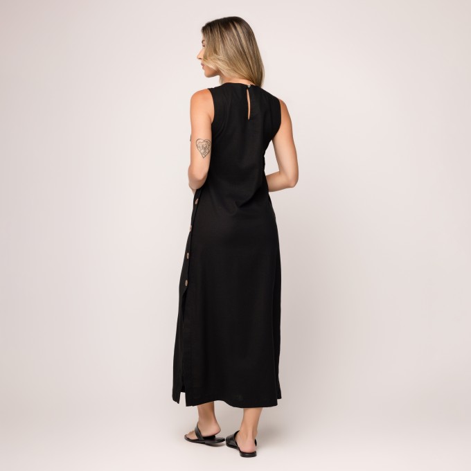 Vestido Linho Lavinia