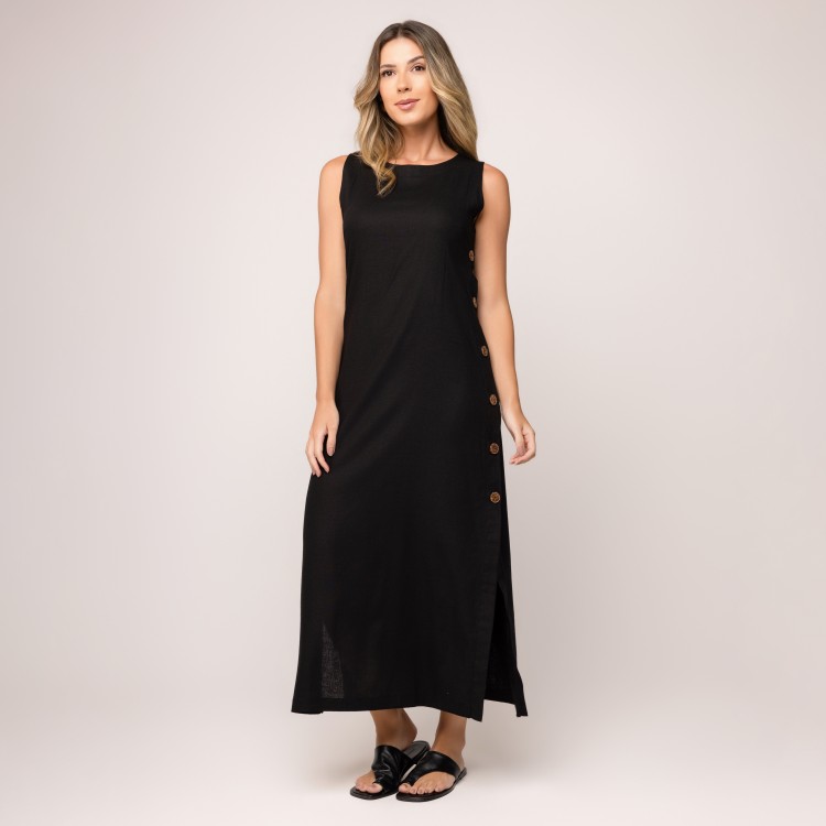 Vestido Linho Lavinia