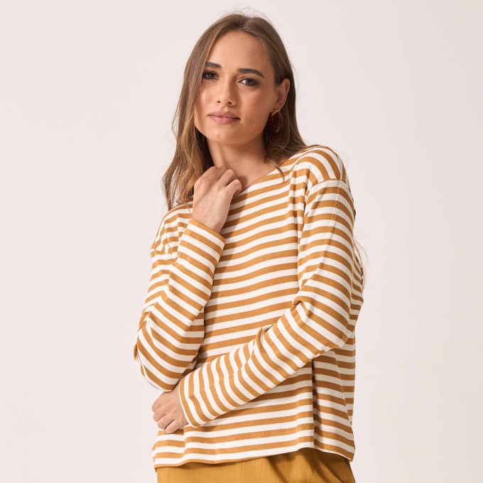 Blusa Malha Listrada Esther