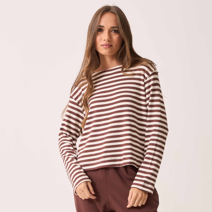 Blusa Malha Listrada Esther