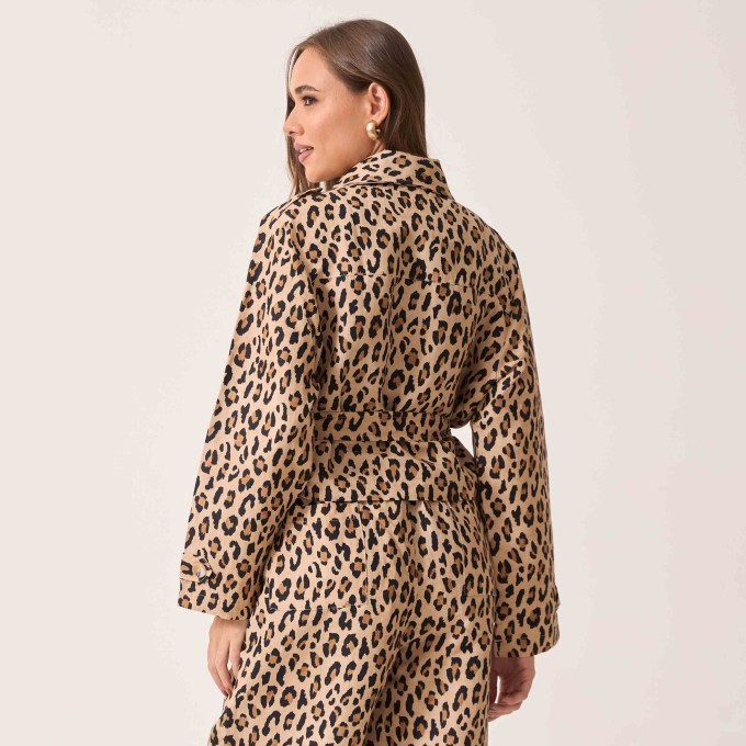 Casaco Tecido Estampado Chloe