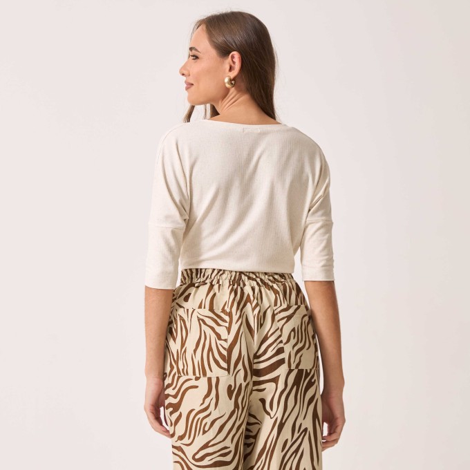 Blusa Canelada Eliza