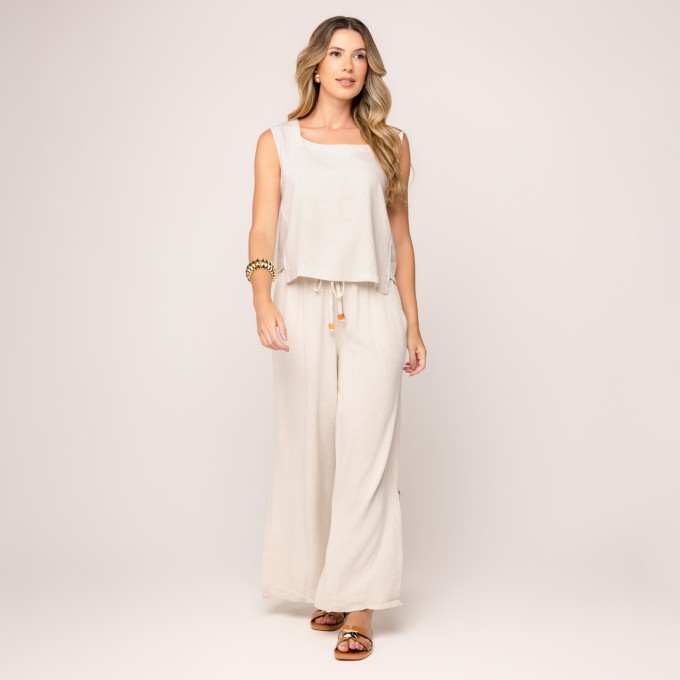 Blusa Viscolinho Flávia