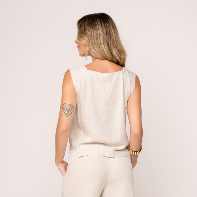 Blusa Viscolinho Flávia