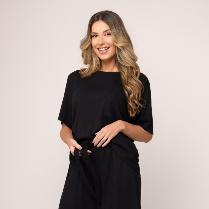 Blusa Bianca Viscolinho
