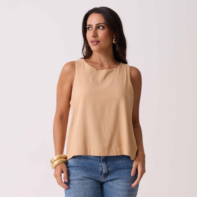 Blusa Viscolinho Rose