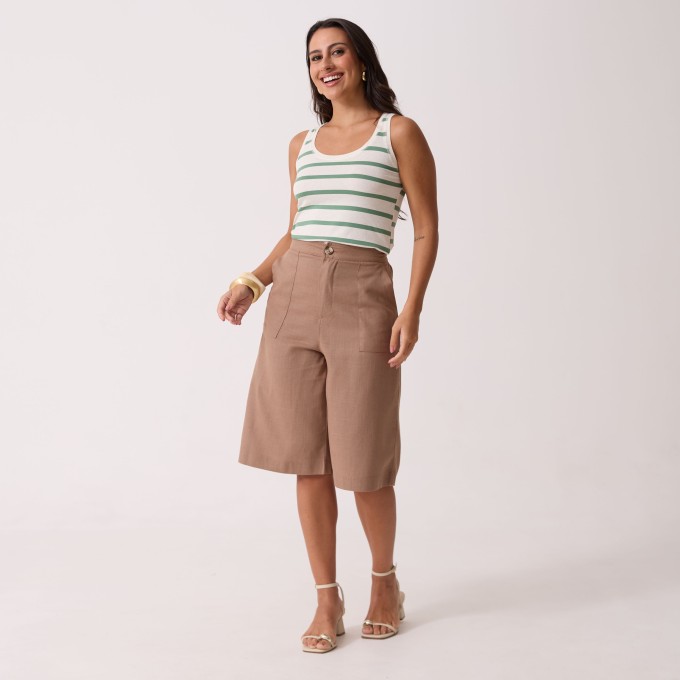 Blusa Malha Listrada Natália