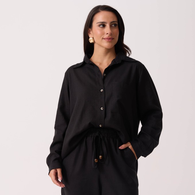 Camisa Viscolinho Jasmin