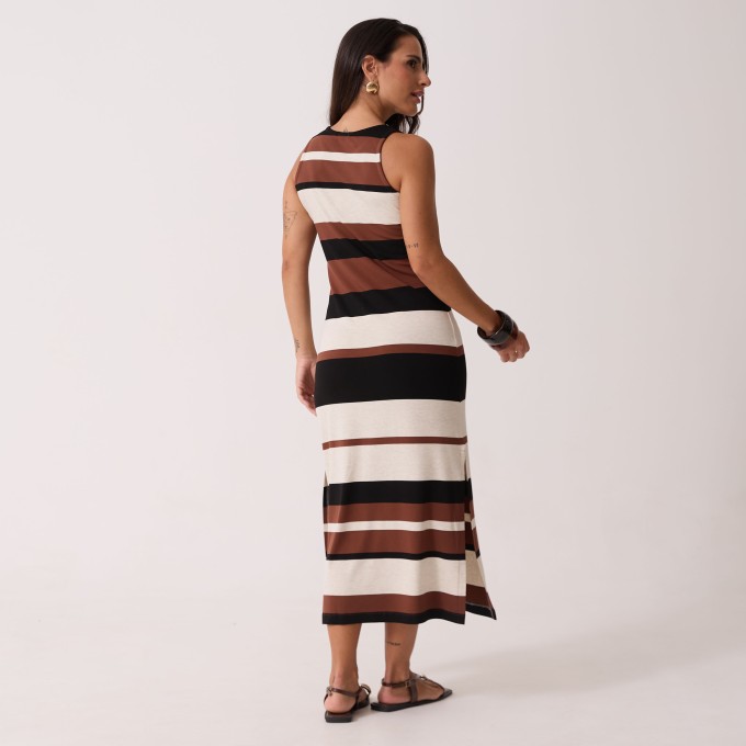 Vestido Listrado Isis