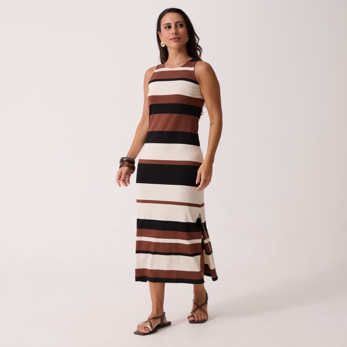 Vestido Listrado Isis