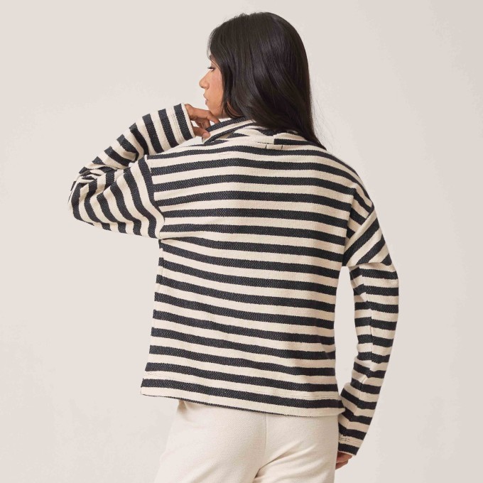 Blusa Moleton Listrada Michele