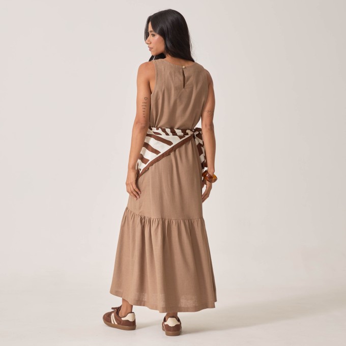 Vestido Linho Sylvia