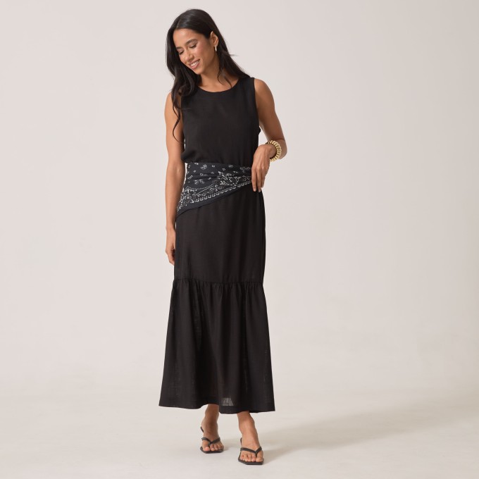 Vestido Linho Sylvia