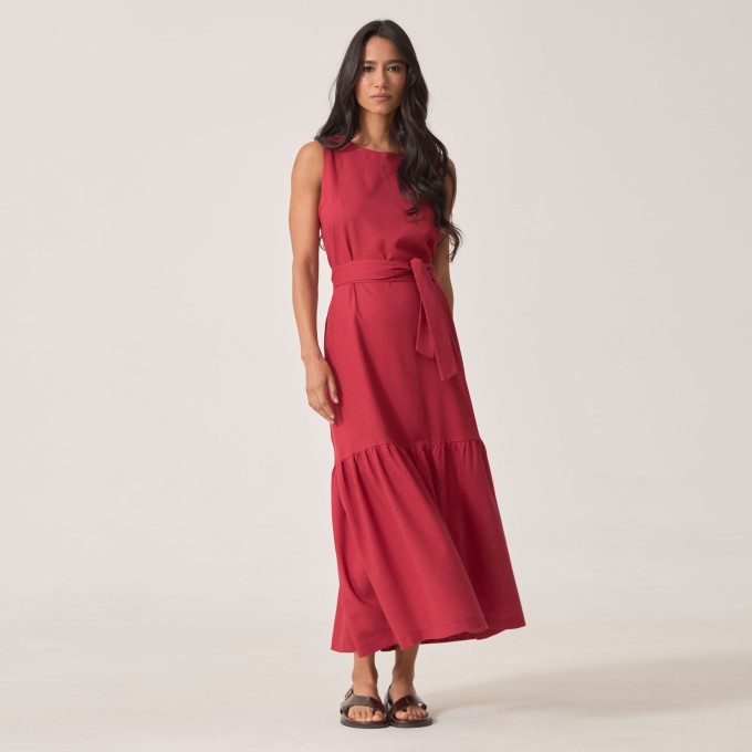 Vestido Linho Sylvia
