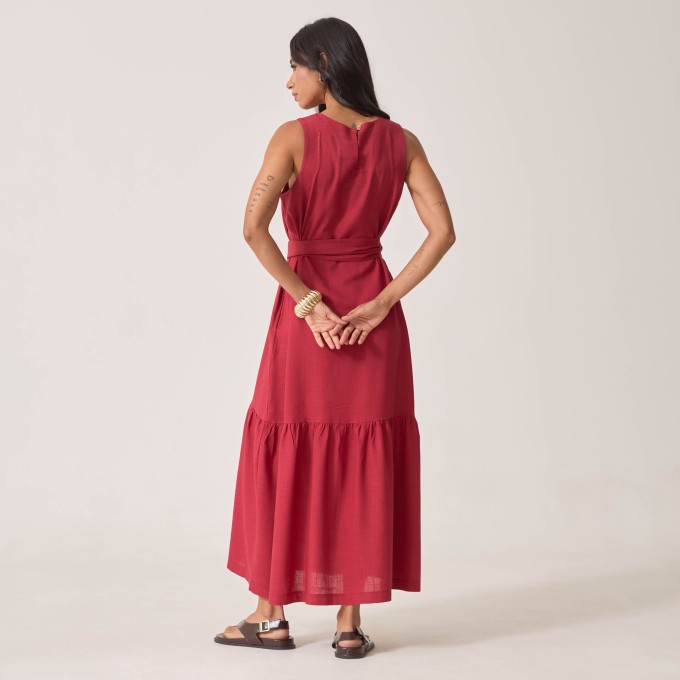 Vestido Linho Sylvia