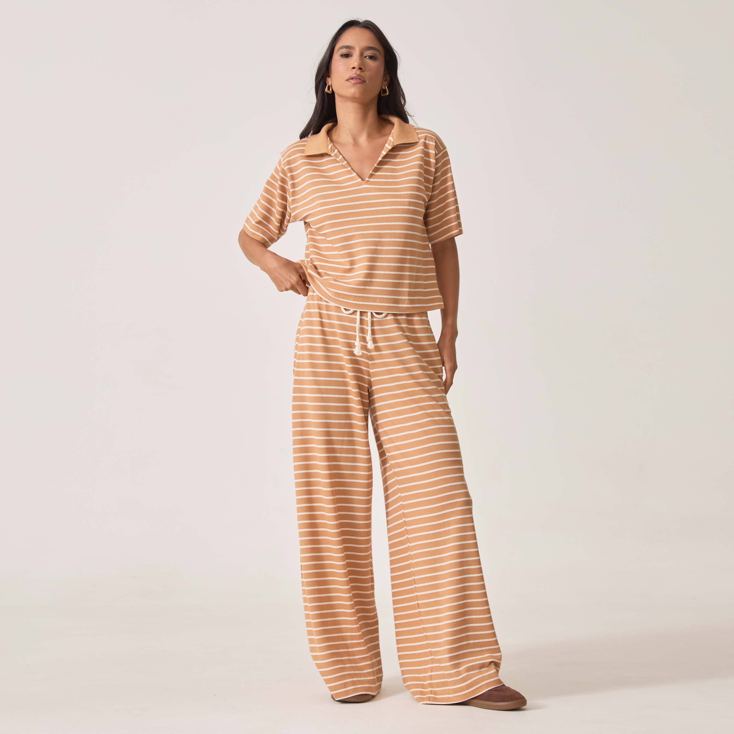 Calça Listrada Lívia