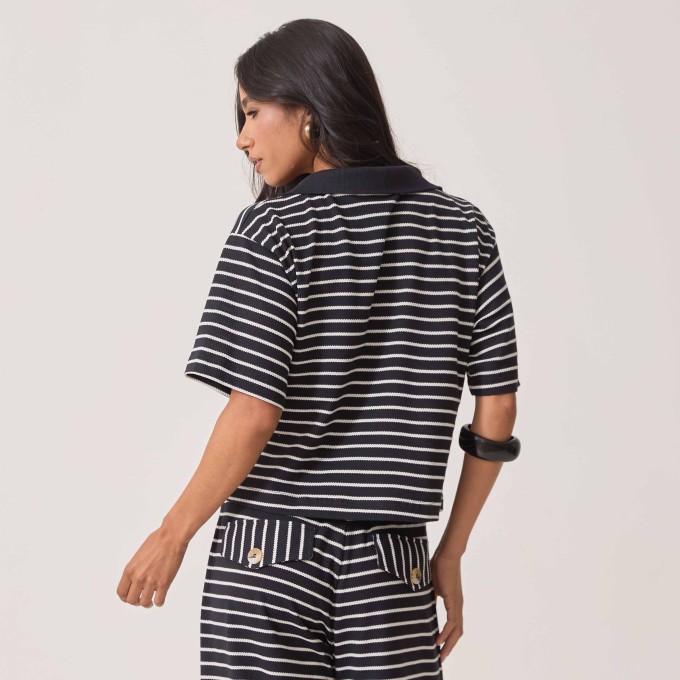 Blusa Listrada Lívia