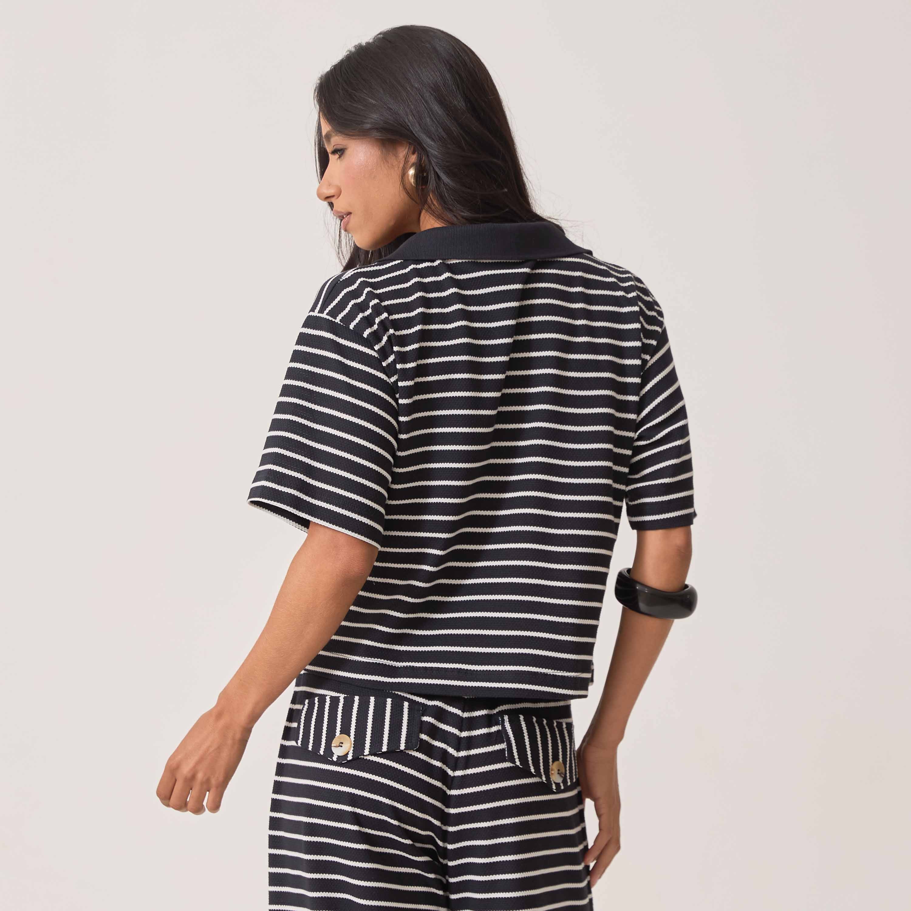 Blusa Listrada Lívia
