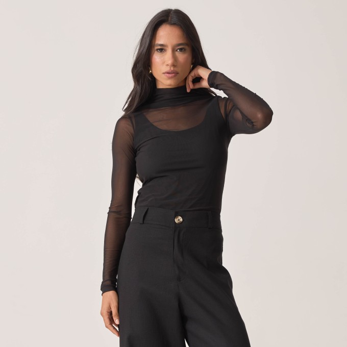 Blusa Tule Eduarda