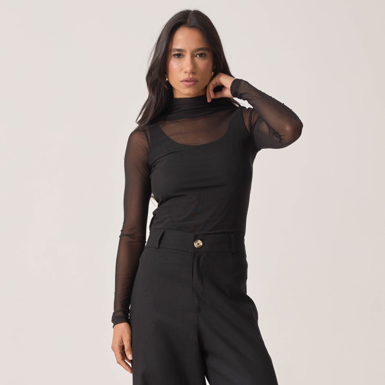 Blusa Tule Eduarda