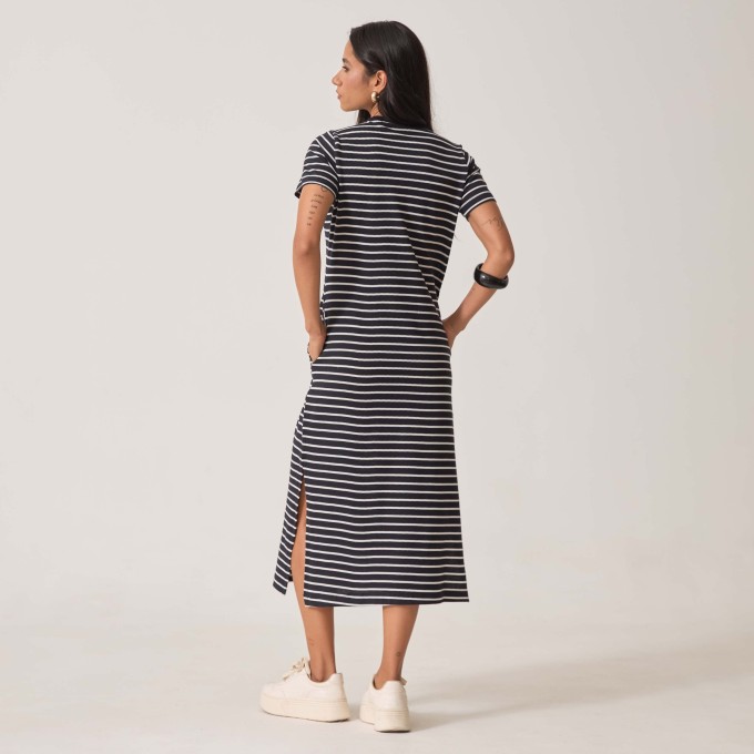 Vestido Listrado Ketlin