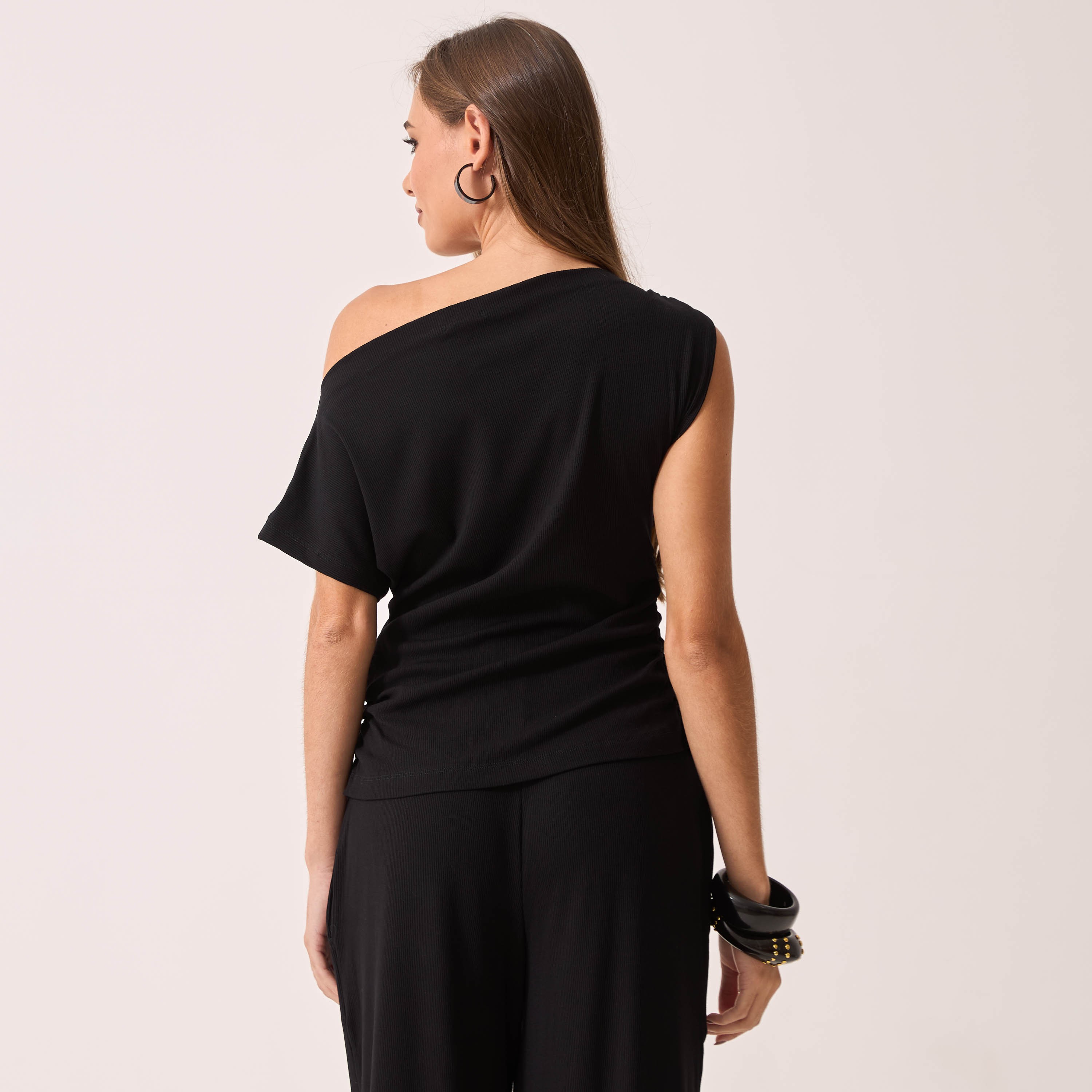 Blusa Malha Canelada Natália