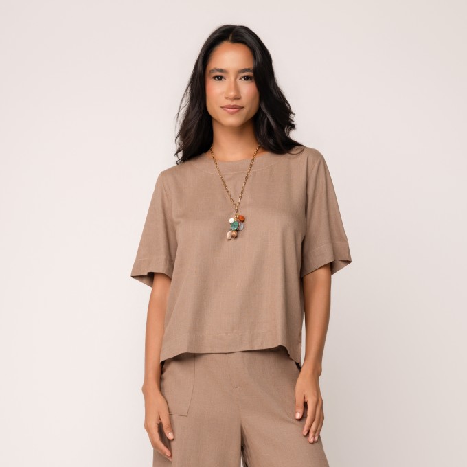 Blusa Viscolinho Letícia