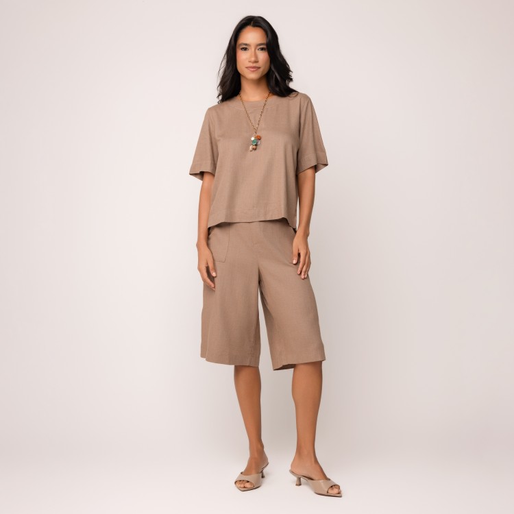 Bermuda Viscolinho Letícia